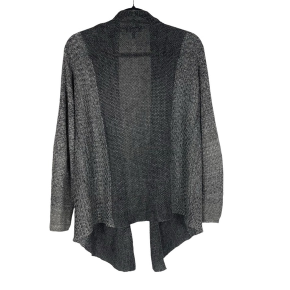 Eileen Fisher 100% Linen Gray Open Front Sweater size Small *B0039 - Picture 2 of 6
